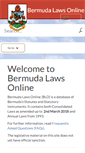 Mobile Screenshot of bermudalaws.bm